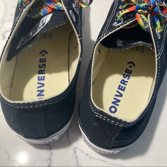CONVERSE All Star Sz  8.5 Bilingual Awesome Team Laces Sneakers NWOT - Picture 7 of 12